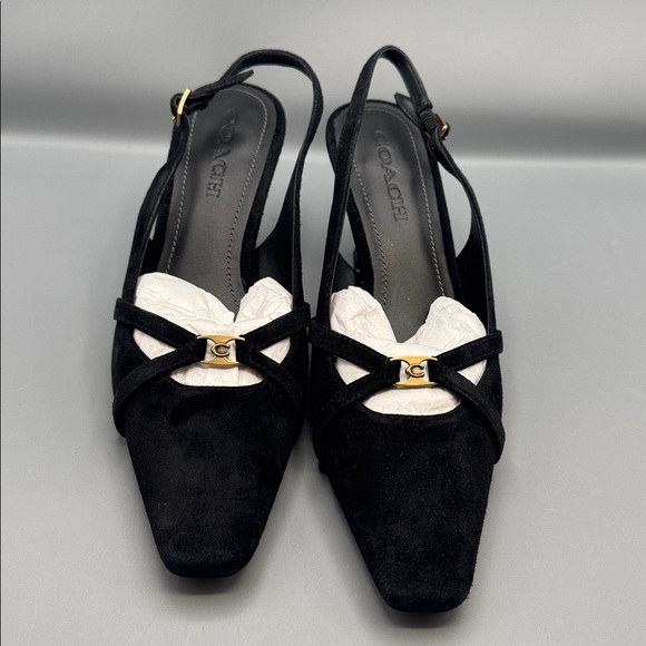 COACH Womens Rowyn Slingback Pumps - Picture 2 of 4